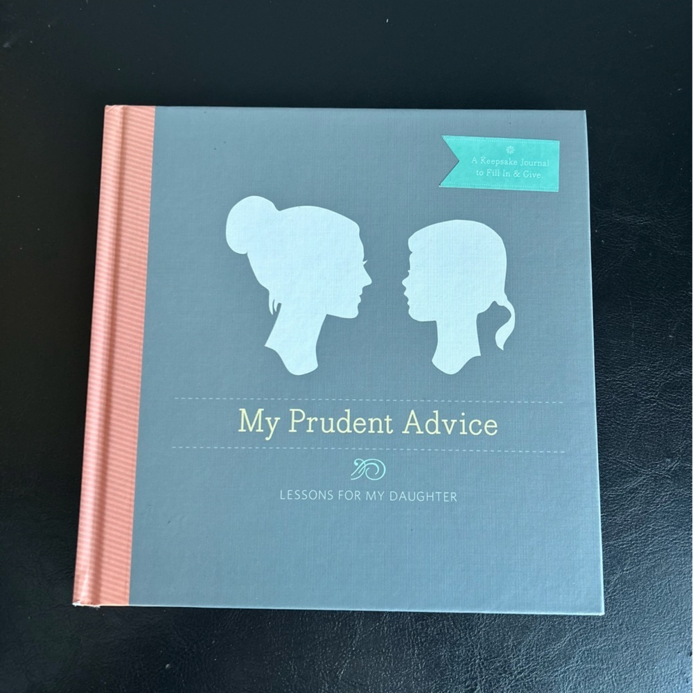 2 for $15 📚 My Prudent Advice: Lessons for My Daughter Keepsake Journal